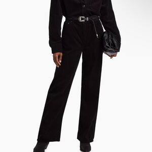 NWT Agolde low slung baggy corduroy pant espresso sizes 25 and 26